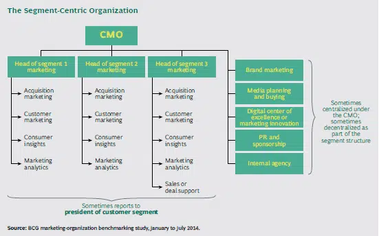 Segment-Centric Marketing Org Structure
